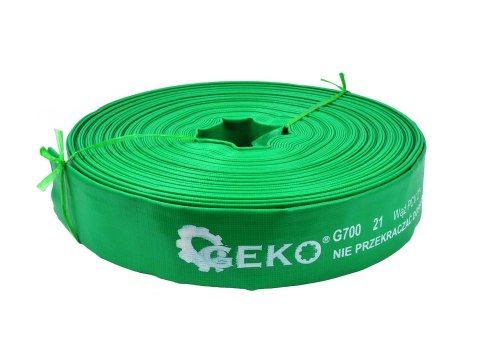 Wąż PCV 2" 50m zielony 2 BARY(bezzapachowy) (1) Geko