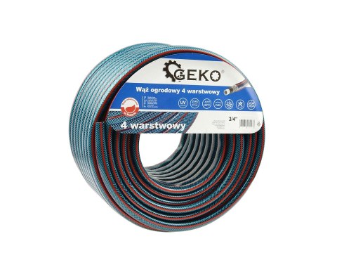 Wąż ogrodowy 4 Warstwowy 3/4" 50m GEKO NEW (36) Geko