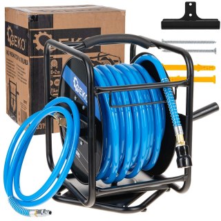 Wąż pneumatyczny na zwijaku ręcznym 30m 10x14mm (1) Geko