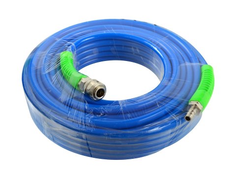 Wąż pneumatyczny zbrojony PU 20m 12mmx8mm blue (10) Geko