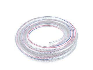 Wąż ssawny 1 cal 1'' 25 mm - wzmacniany drutem 5m (1) Geko