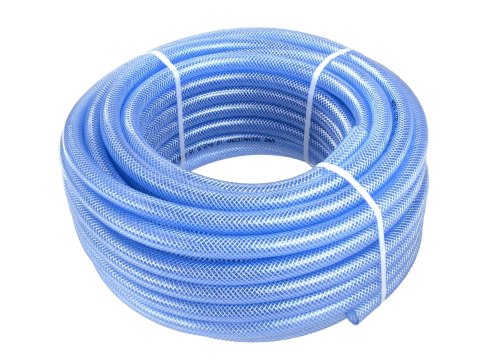 Wąż techniczny 8x2,5mm zbr.trans. nieb.1mb (50m) (1) Geko