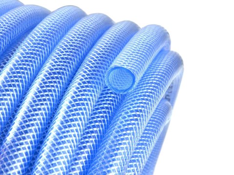 Wąż techniczny 8x2,5mm zbr.trans. nieb.1mb (50m) (1) Geko