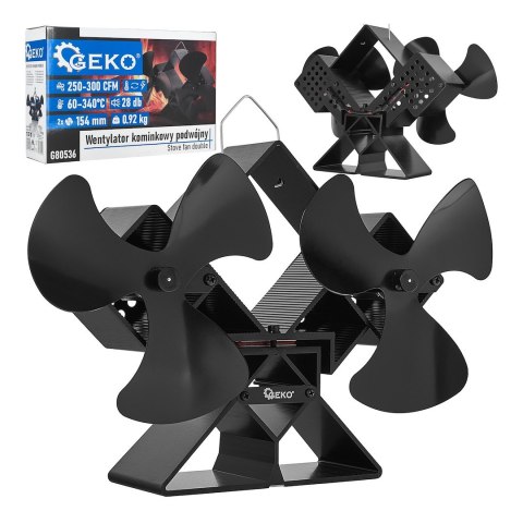Wentylator kominkowy podwójny termoelektryczny (6) Geko