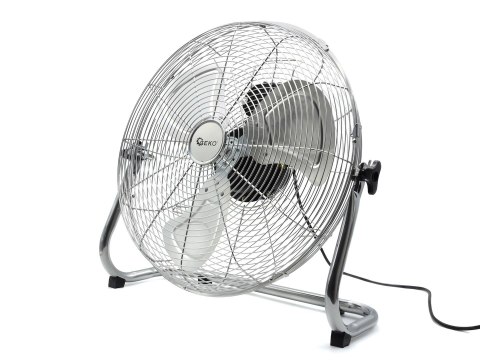 Wentylator podłogowy 40cm stal INOX (1) Geko