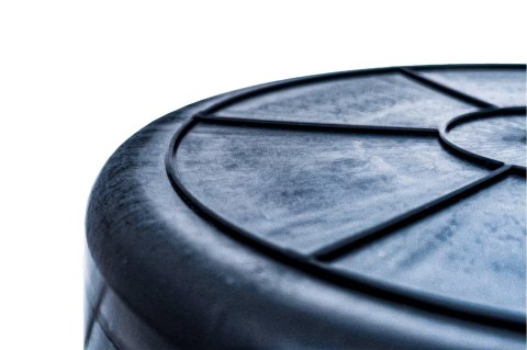 Wiadro budowlane 12L czarne Z LEJKIEM Geko