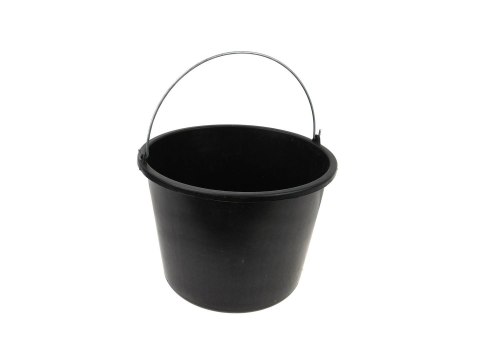 Wiadro budowlane 16L czarne Geko