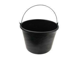 Wiadro budowlane 20L czarne Geko
