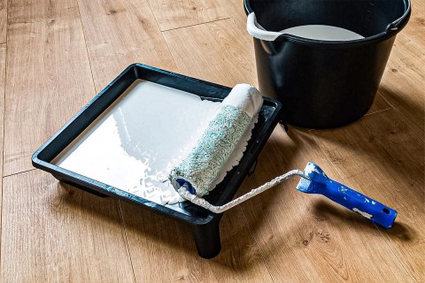 Wiadro budowlane 20L czarne Z LEJKIEM Geko