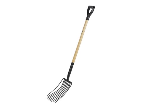 Widły - gable gospodarcze 9-zębne trzon drewniany 135cm (6) Geko