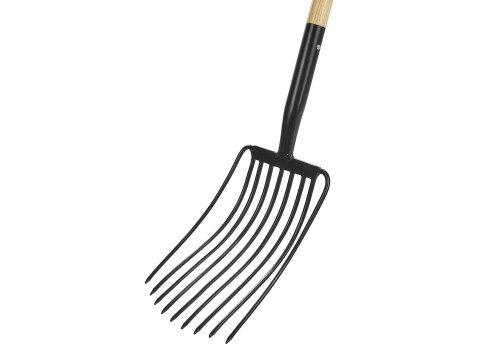 Widły - gable gospodarcze 9-zębne trzon drewniany 135cm (6) Geko