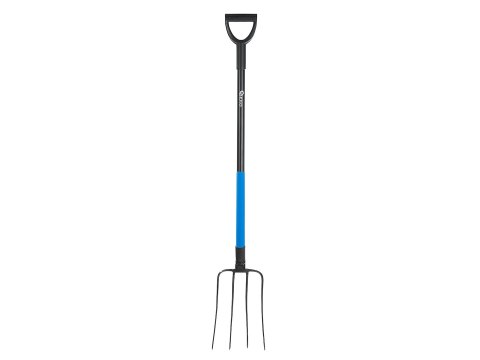 Widły gospodarcze 4-zębne trzon metalowy 135cm (6) Geko