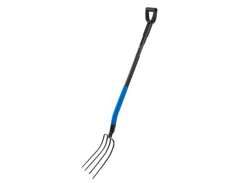 Widły gospodarcze 4-zębne trzon metalowy 135cm (6) Geko