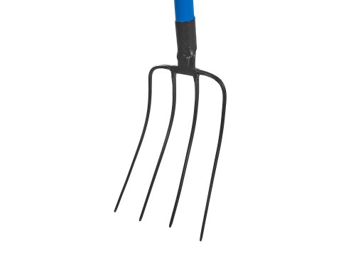 Widły gospodarcze 4-zębne trzon metalowy 135cm (6) Geko