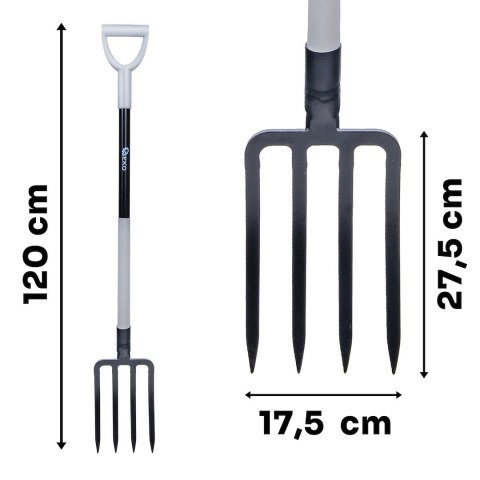 Widły ogrodnicze 120cm HARD-LINE (6) Geko