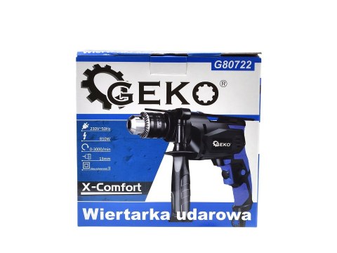 Wiertarka udarowa 13mm 810W GEKO X-Comfort (10) Geko