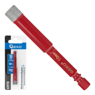 Wiertło diamentowe do gresu 10mm HEX (250) Geko