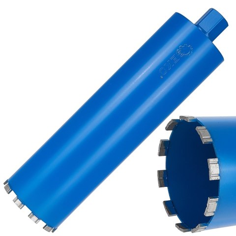 Wiertło diamentowe koronowe do wiertnicy na sucho i mokro 122x10x450mm 10T 1.1/4" (5) Geko