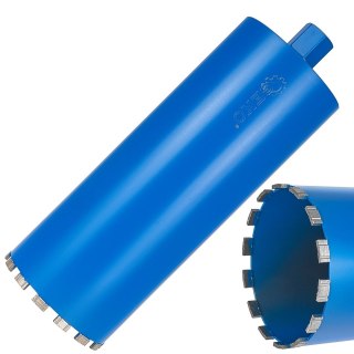 Wiertło diamentowe koronowe do wiertnicy na sucho i mokro 162x10x450mm 14T 1.1/4" (2) Geko