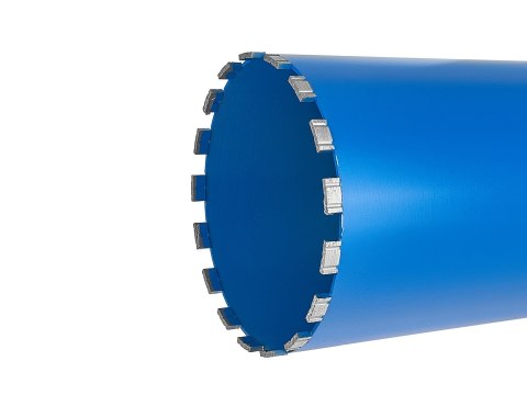 Wiertło diamentowe koronowe do wiertnicy na sucho i mokro 202x10x450mm 17T 1.1/4" (1) Geko