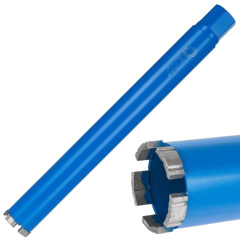 Wiertło diamentowe koronowe do wiertnicy na sucho i mokro 52x10x450mm 5T 1.1/4" (10) Geko