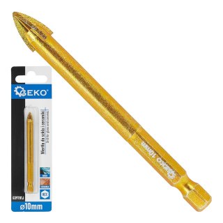 Wiertło do szkła i ceramiki HEX 10mm (500) Geko