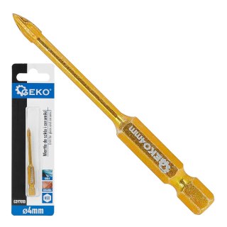 Wiertło do szkła i ceramiki HEX 4mm (500) Geko