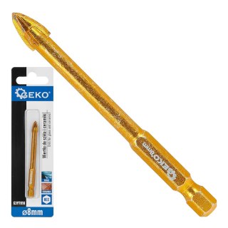 Wiertło do szkła i ceramiki HEX 8mm (500) Geko