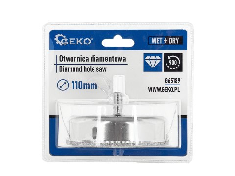 Wiertło koronowe diamentowe do gresu 110mm (50) Geko