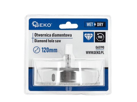 Wiertło koronowe diamentowe do gresu 120mm (50) Geko