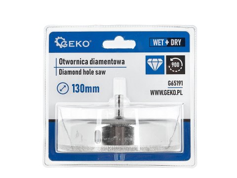 Wiertło koronowe diamentowe do gresu 130mm (25) Geko