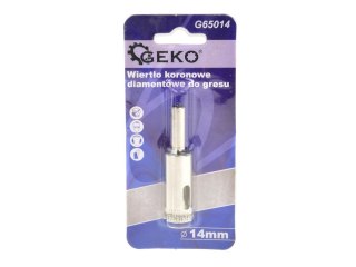 Wiertło koronowe diamentowe do gresu 14mm PROFI (1/40/200/480) Geko