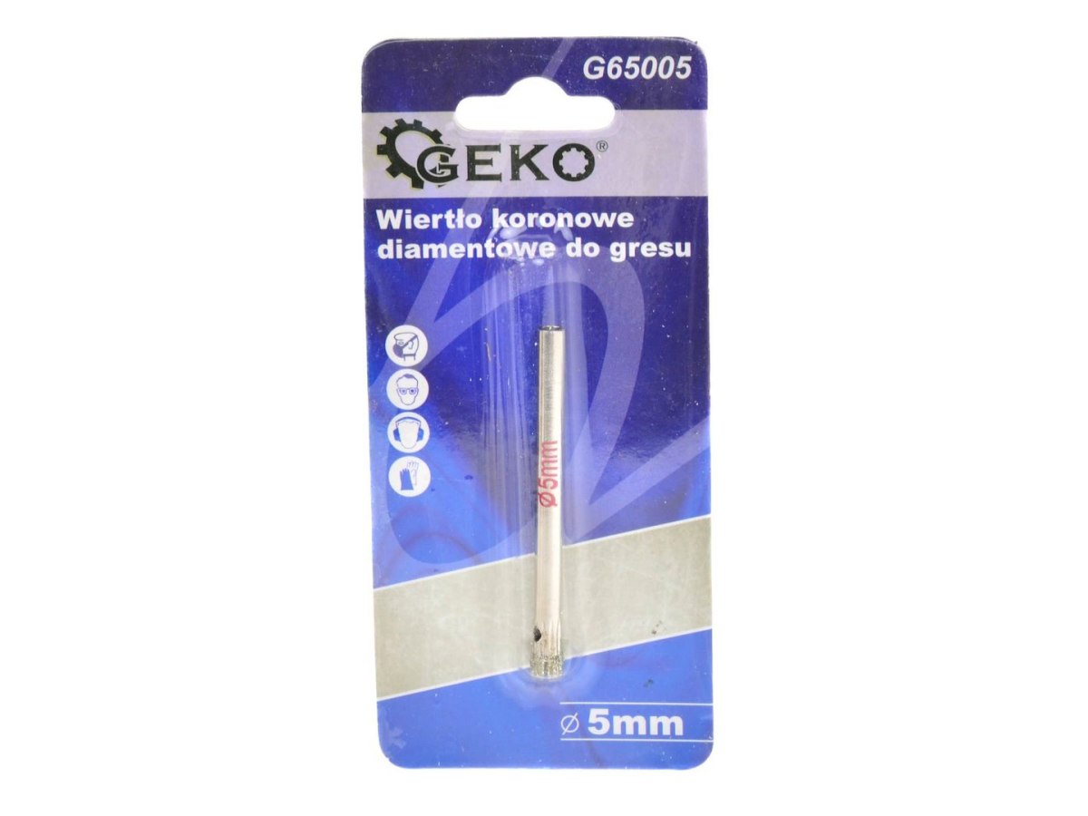 Wiertło koronowe diamentowe do gresu 5mm PROFI (1/500) Geko
