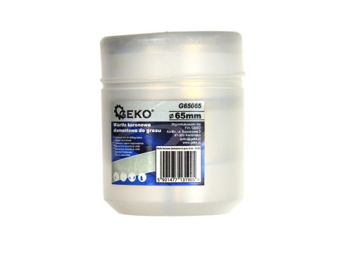Wiertło koronowe diamentowe do gresu 65mm PROFI (1/108) Geko