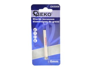 Wiertło koronowe diamentowe do gresu 6mm PROFI (10/1750) Geko