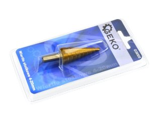 Wiertło stożkowe HSS TiN 4-20mm (25/100/200) Geko