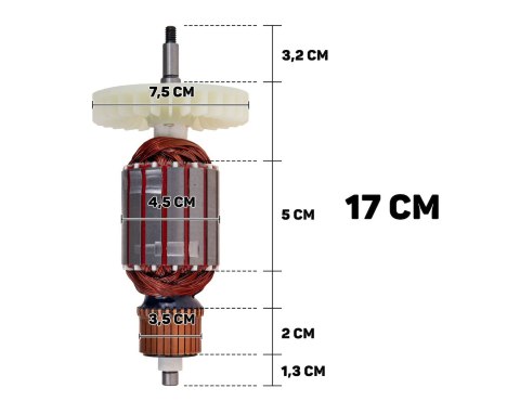 Wirnik do piły elektrycznej łańcuchowej ( straight engine) 2400W (1) Geko