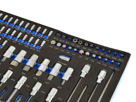 Wkład- zestaw nasadek Torx i bitów 102el. CRV(3) Geko