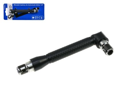 Wkrętak kątowy do końcówek bitów 1/4" (20/120) Geko