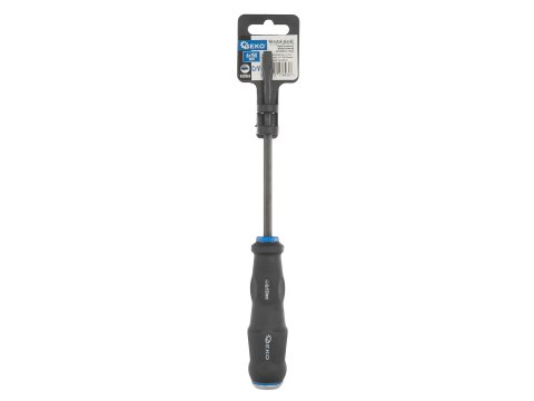 Wkrętak płaski do pobijania 6x150mm CrV (12/120) Geko