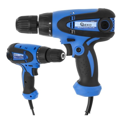 Wkrętarka sieciowa 230V 10mm LED/ GEKO (10) Geko