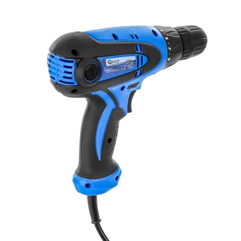 Wkrętarka sieciowa 230V 10mm LED/ GEKO (10) Geko