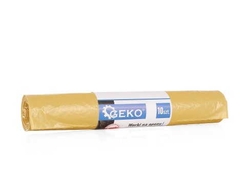 Worki na opony 100x100 ŻÓŁTE - rolka 10sztuk Geko