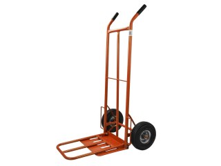 Wózek transportowy 250kg 400x300mm(wysuwany podest) pomarańcz(1) Geko