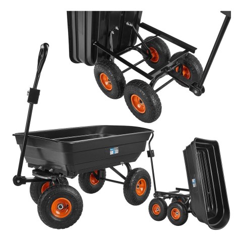 Wózek transportowy ogrodowy 75L (1) Geko