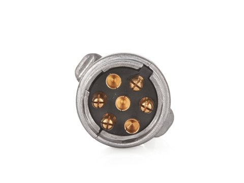 Wtyczka - wtyk do przyczepy 7PIN 12V (aluminium) (100) Geko