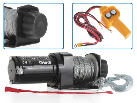 Wyciągarka elektryczna 12V 2000LB (2) Geko