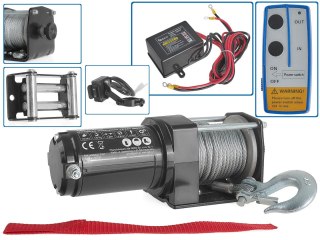Wyciągarka elektryczna 12V 3000LB (2) Geko