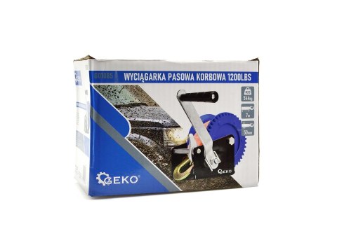Wyciągarka pasowa korbowa 1200lbs (6) Geko