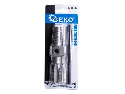 Wykrętak z gwintownikiem do usuwania zerwanych śrub, rur i zaworów 3/4" (100) Geko